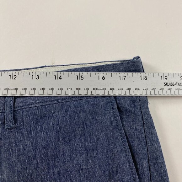 NWOT J.CREW 770 Stretch Pants Men's 33x32 Measures 36 x 33 Chino Heather Blue - Picture 8 of 12